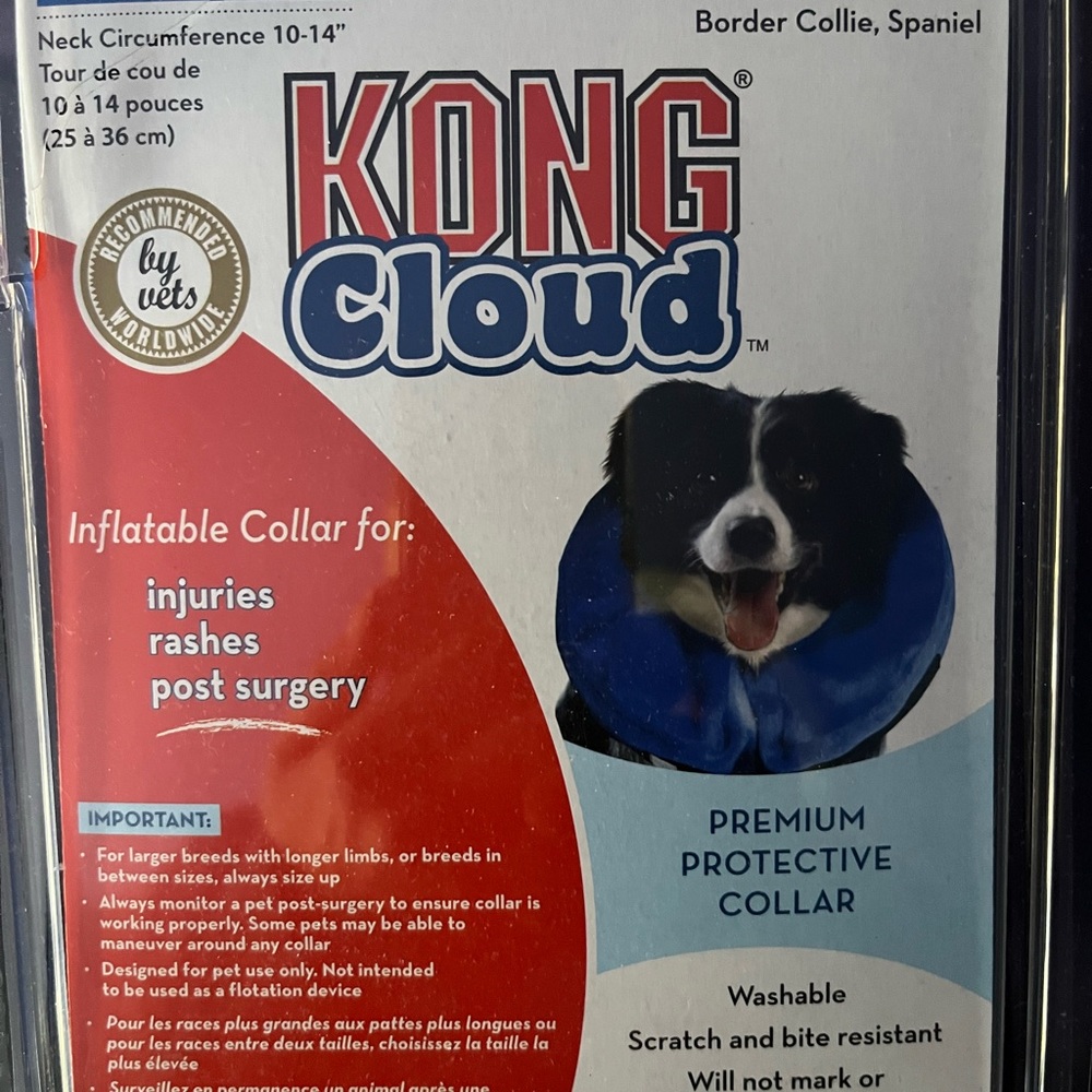 NWOT inflatable collar/cone